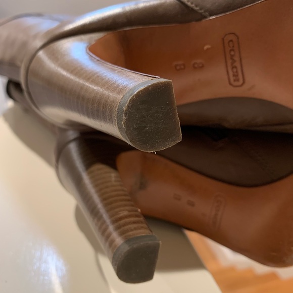 Coach Leather Boots - Picture 6 of 15